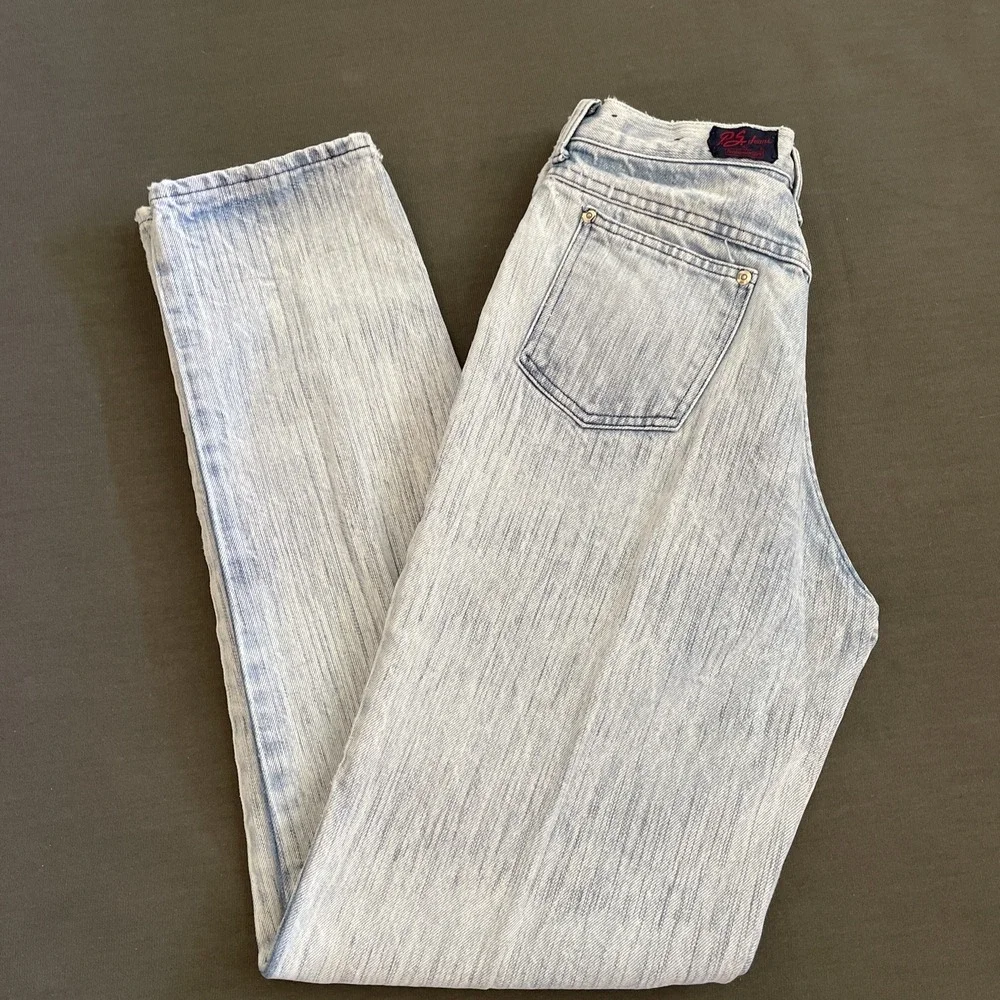 Vtg Panhandle Slim Extra Light Wash Denim Jeans High Waisted Size 13/14